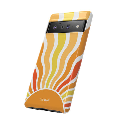 Retro Sunshine Waves - Google Pixel Case