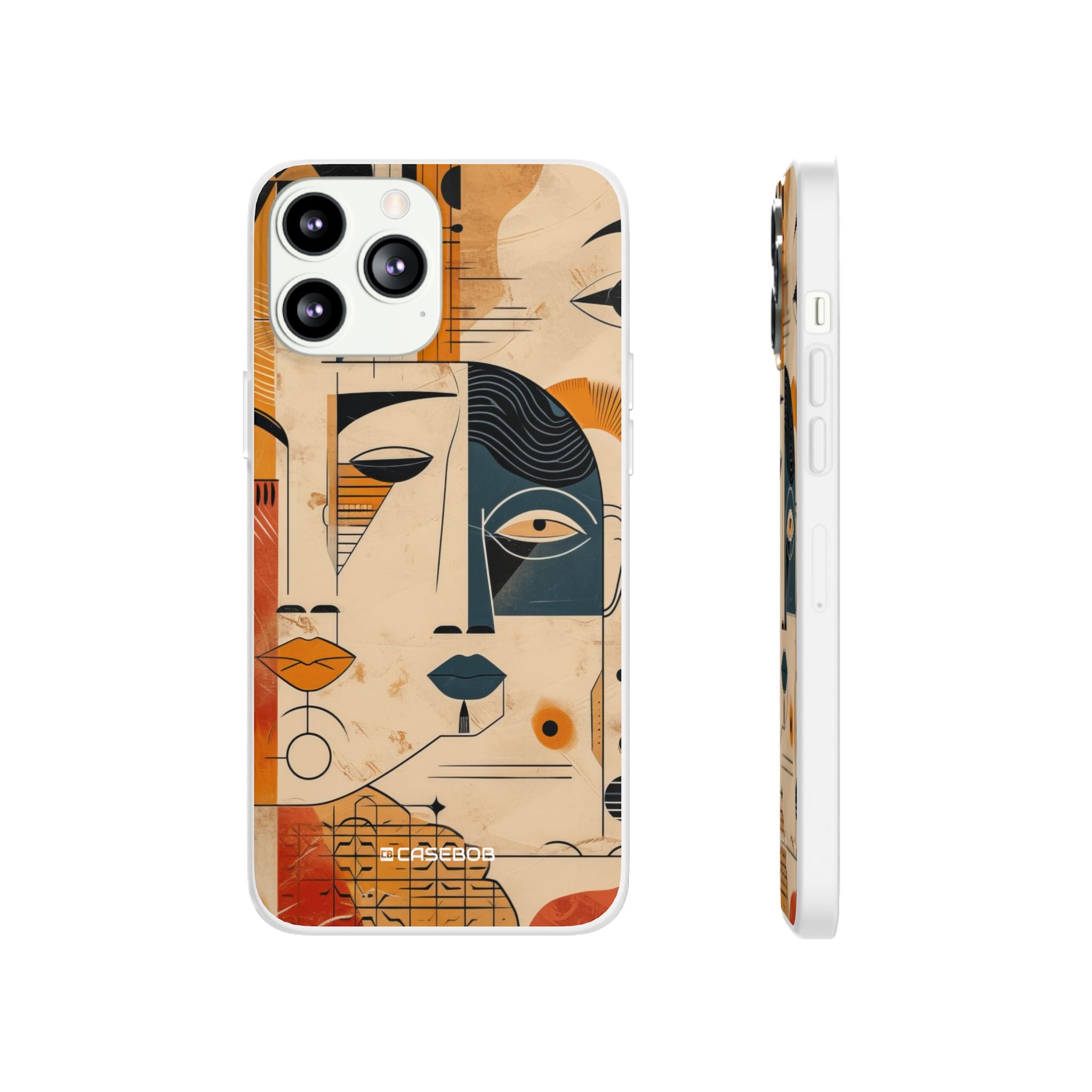 Cubist Introspection | Flexible Phone Case for iPhone