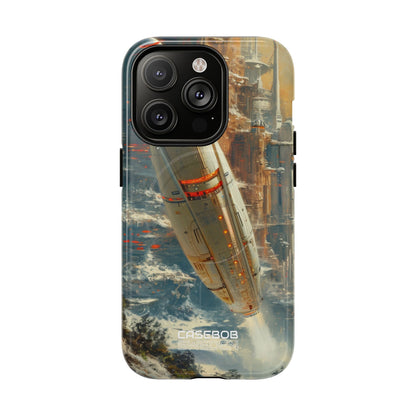 Futuristic Forest Voyage iPhone 14 - Tough+