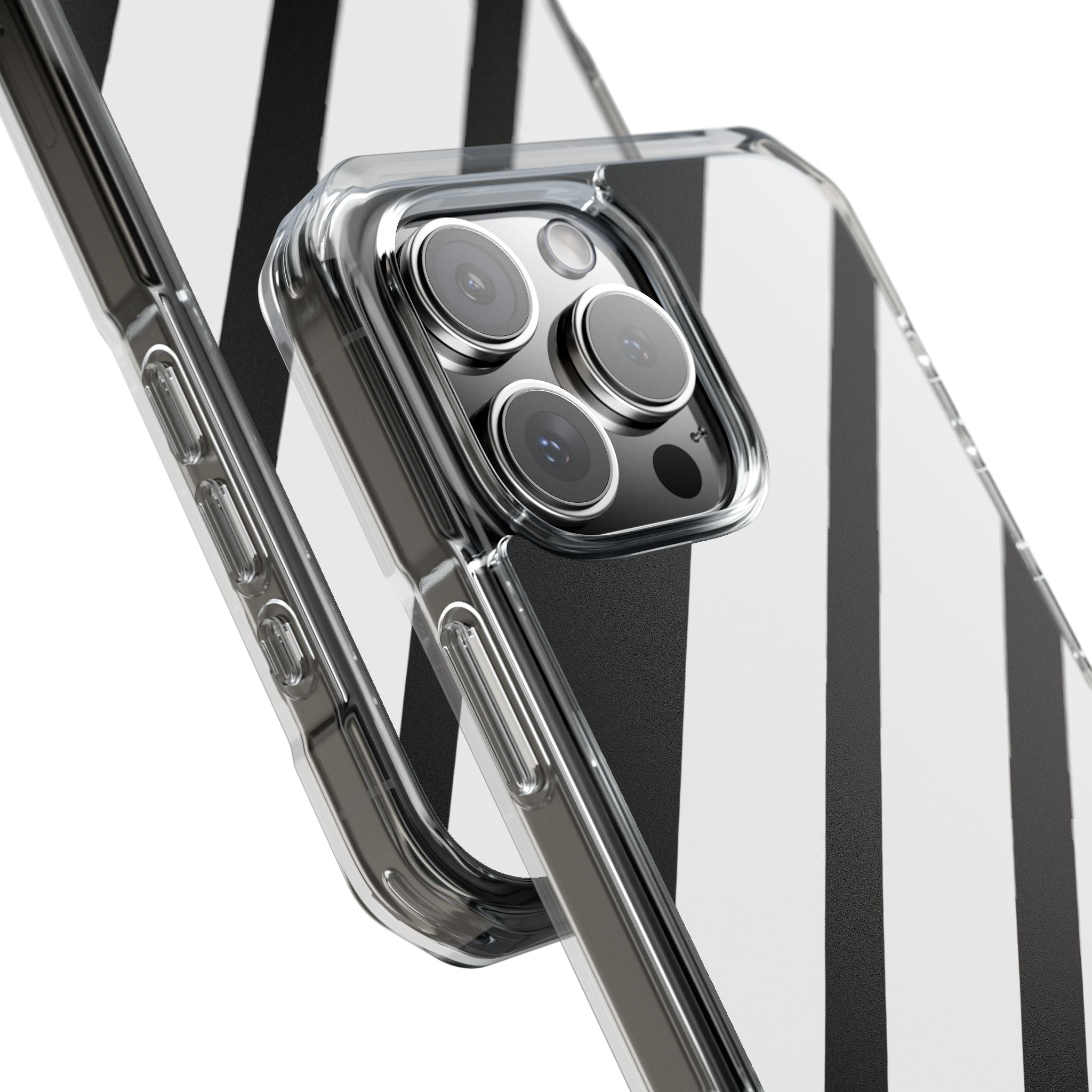 Monochrome Diagonal Symmetry iPhone Case - Impact
