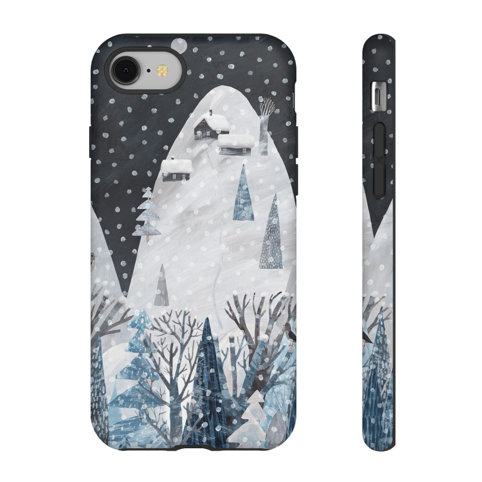 Cute Winter Landscape - Protective Phone Case