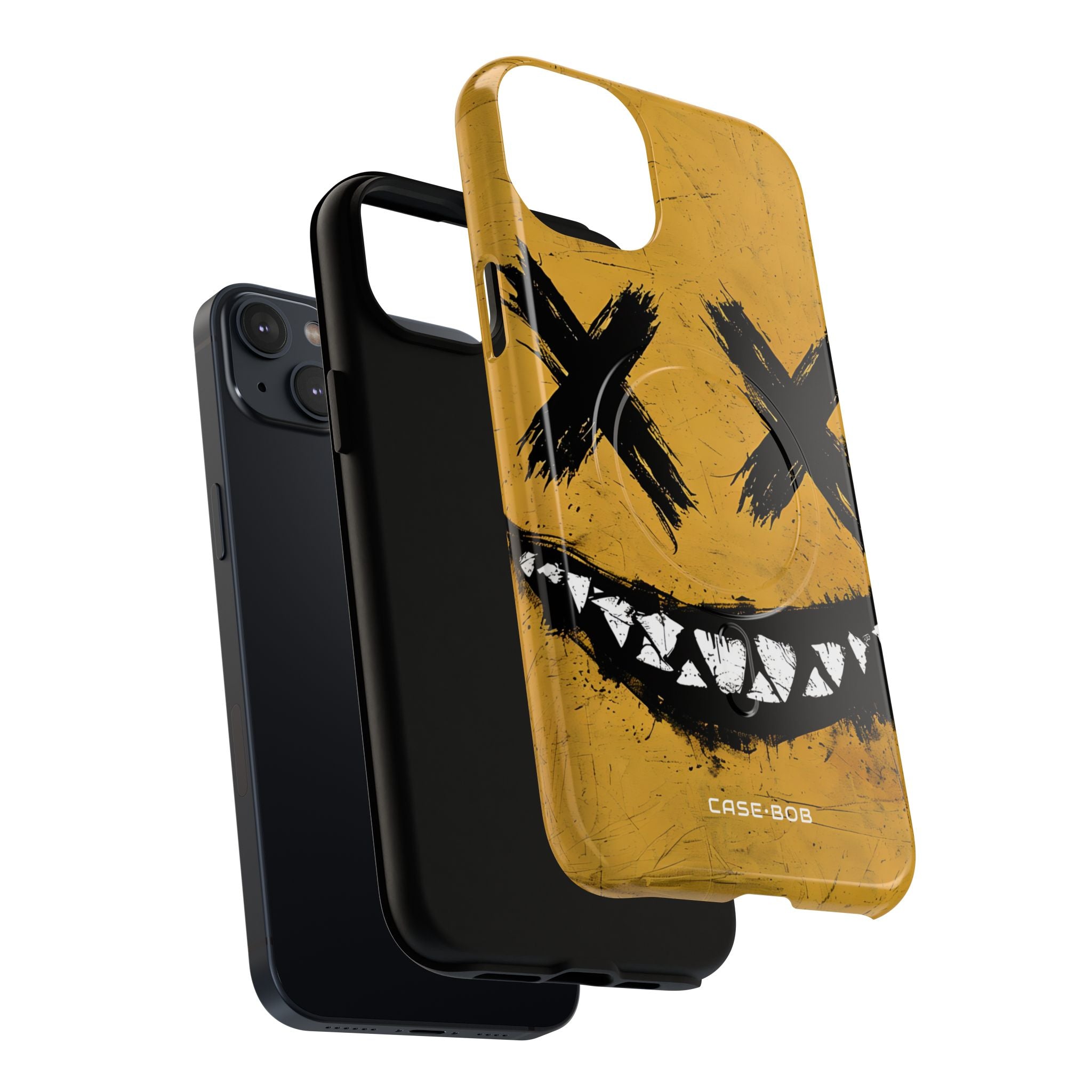 Jagged Smile Yellow iPhone 14 Plus Case - Tough+