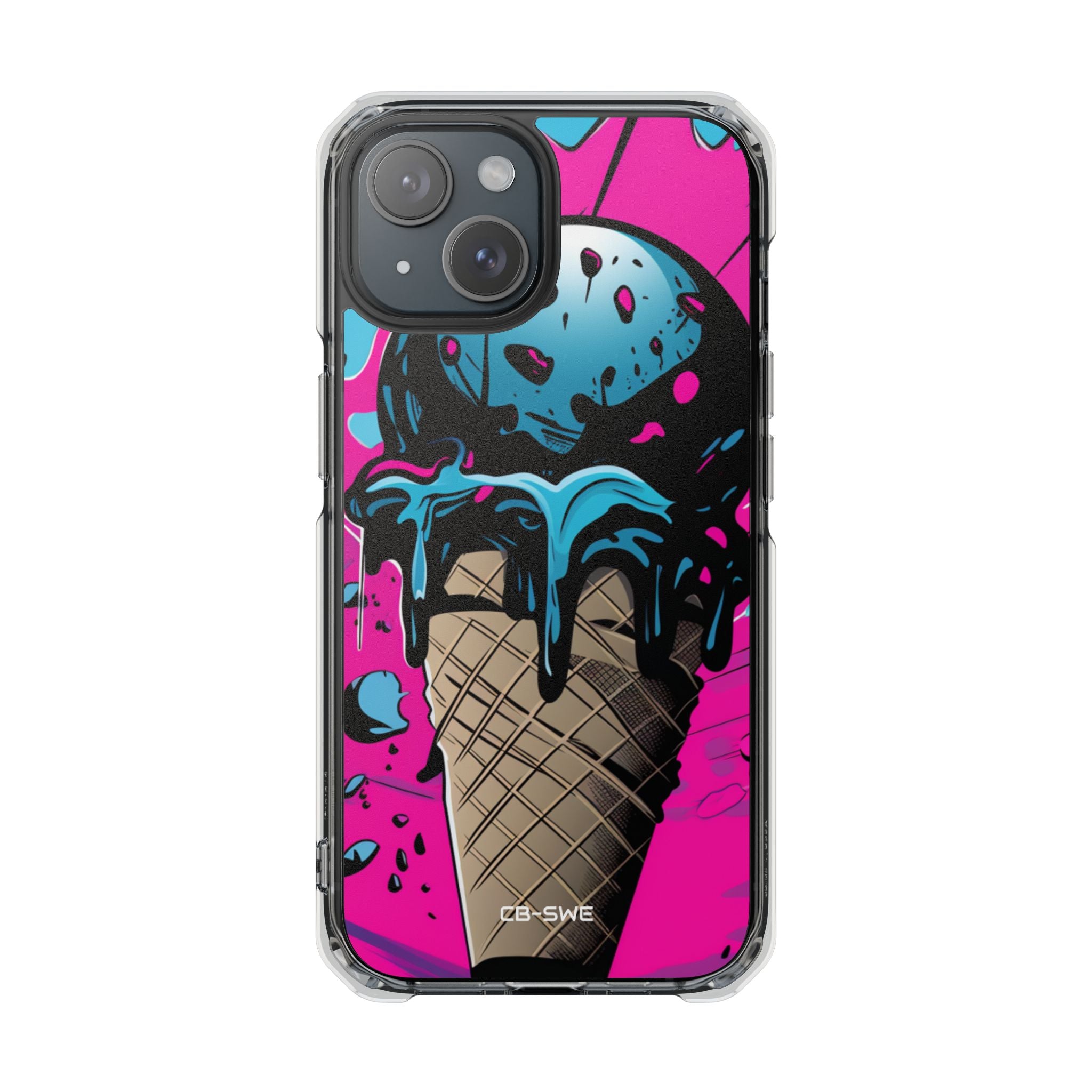 Vibrant Ice Cream Splash iPhone Case - Impact