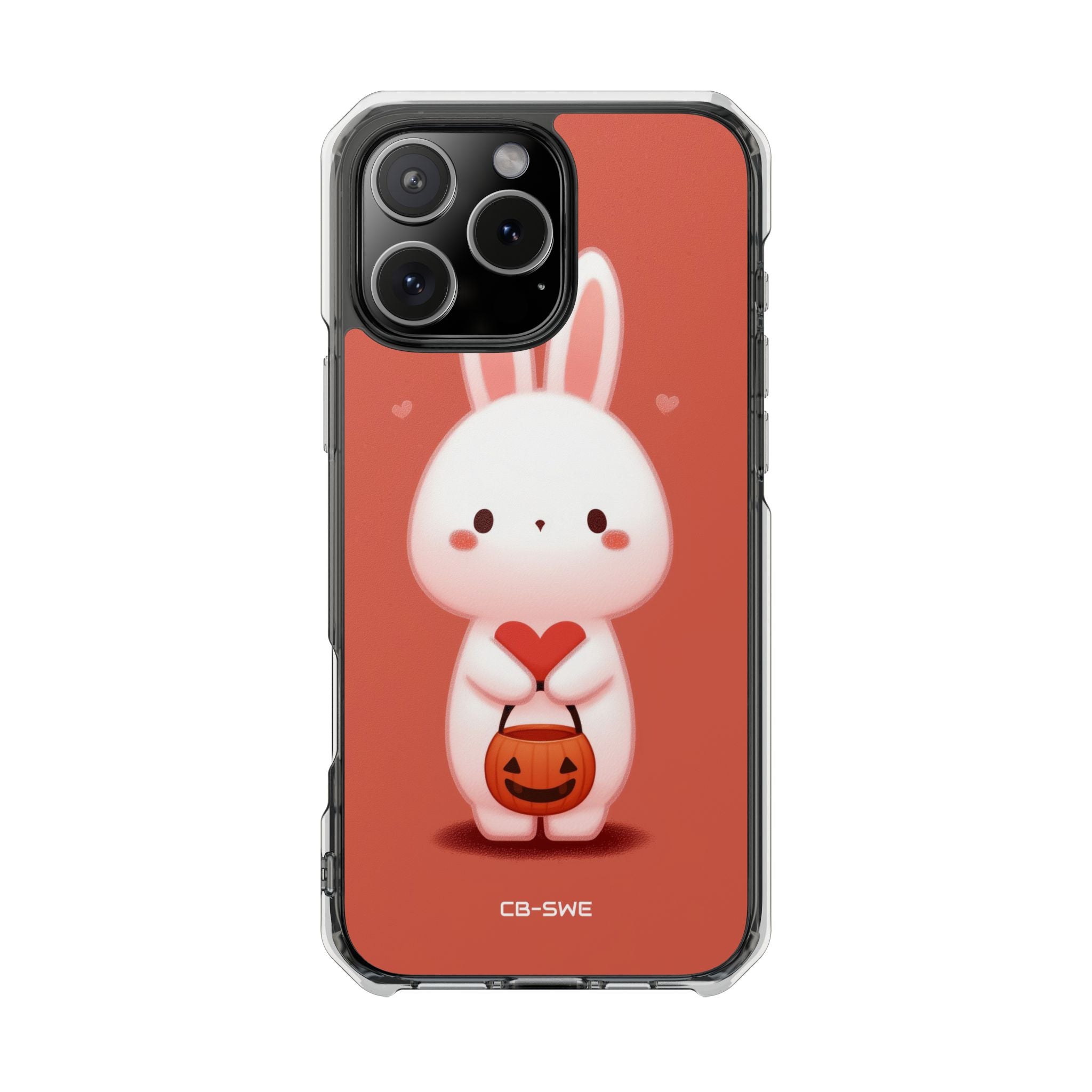 Bunny Holds Heart iPhone Case - Impact