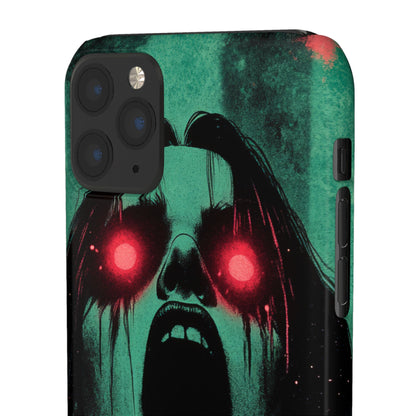 Haunting Glow of Gothic Eyes iPhone 11 - Slim Phone Case