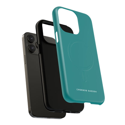 Dark Cyan iPhone 14 | Tough+ Phone Case