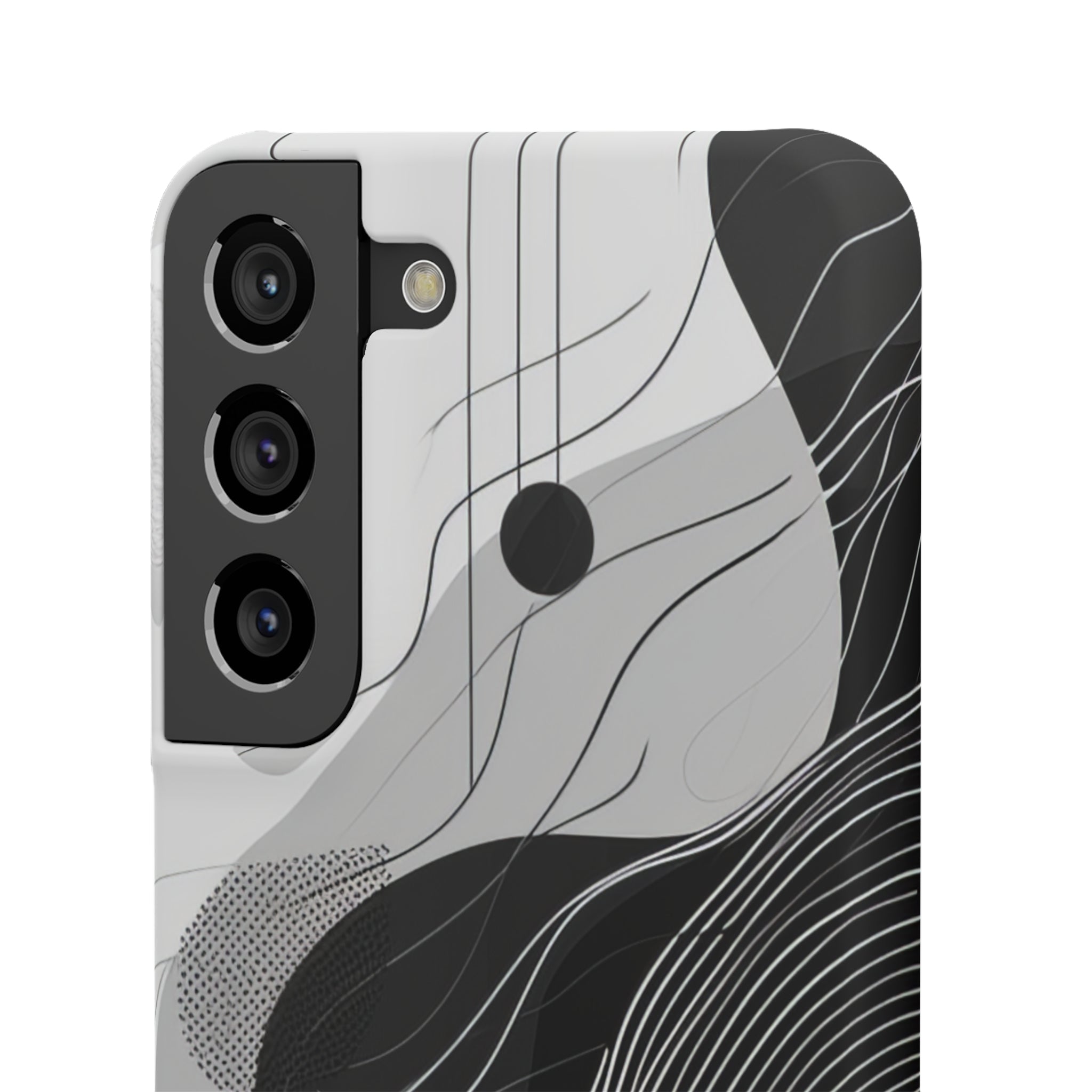 Monochrome Elegance | Slim Phone Case for Samsung