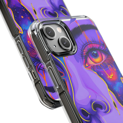 Cosmic Dreamscape Eye iPhone Case - Impact