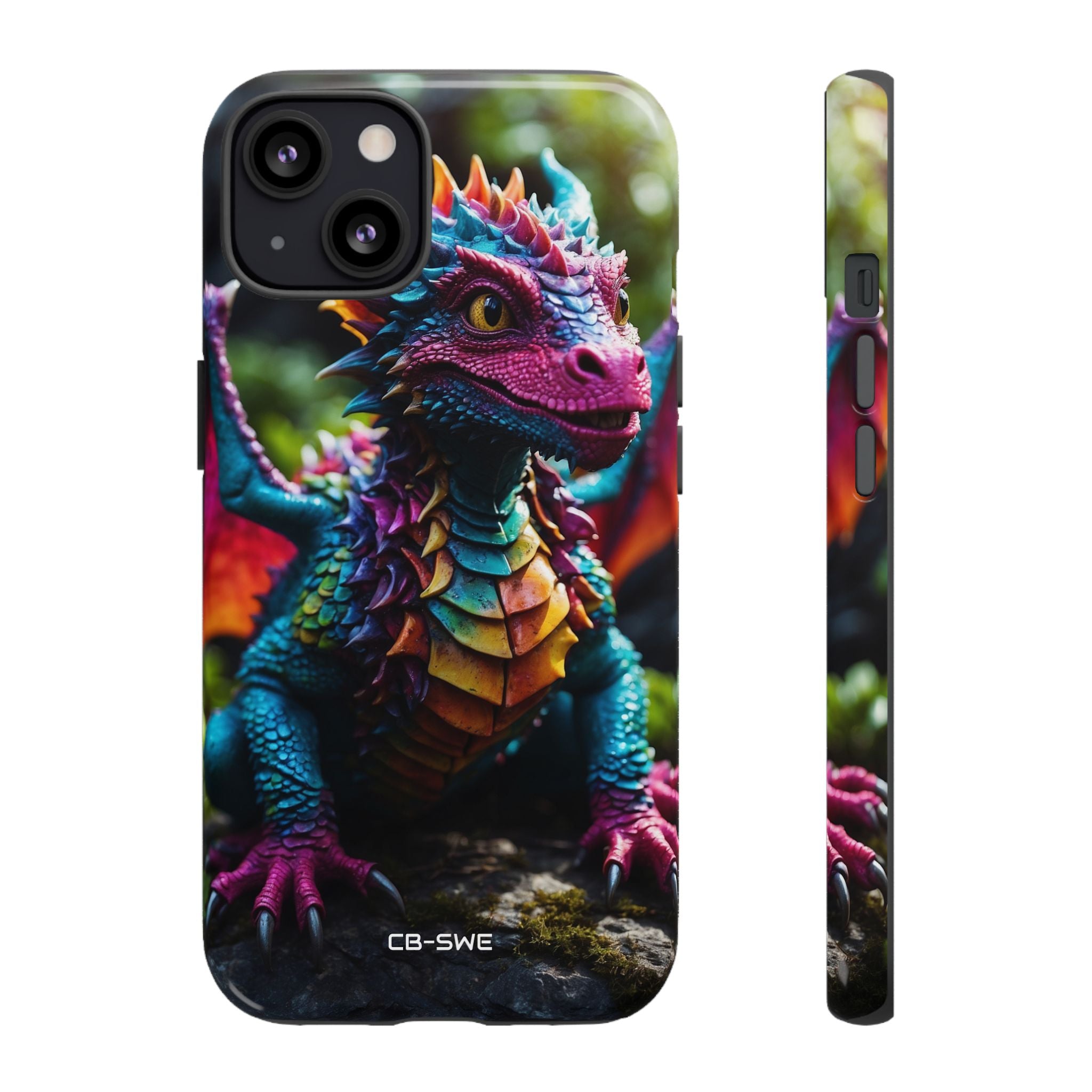 Friendly Dragon Smiles - iPhone Case