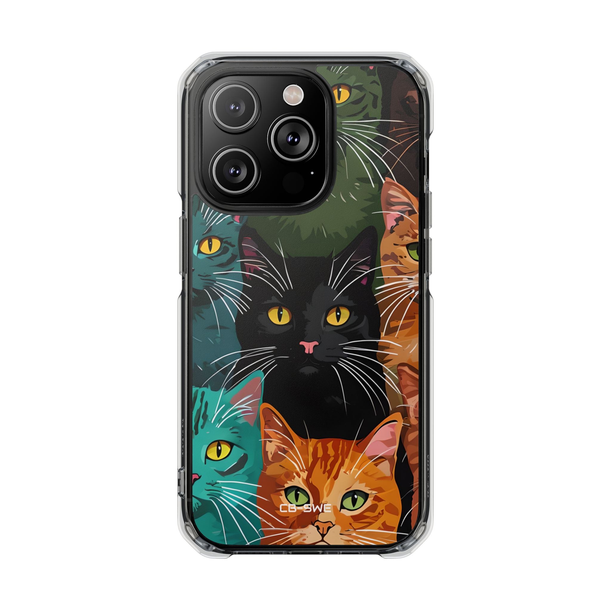 Colorful Cat Charisma iPhone Case - Impact