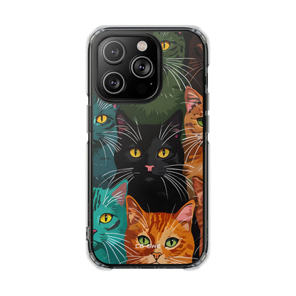 Colorful Cat Charisma iPhone Case - Impact
