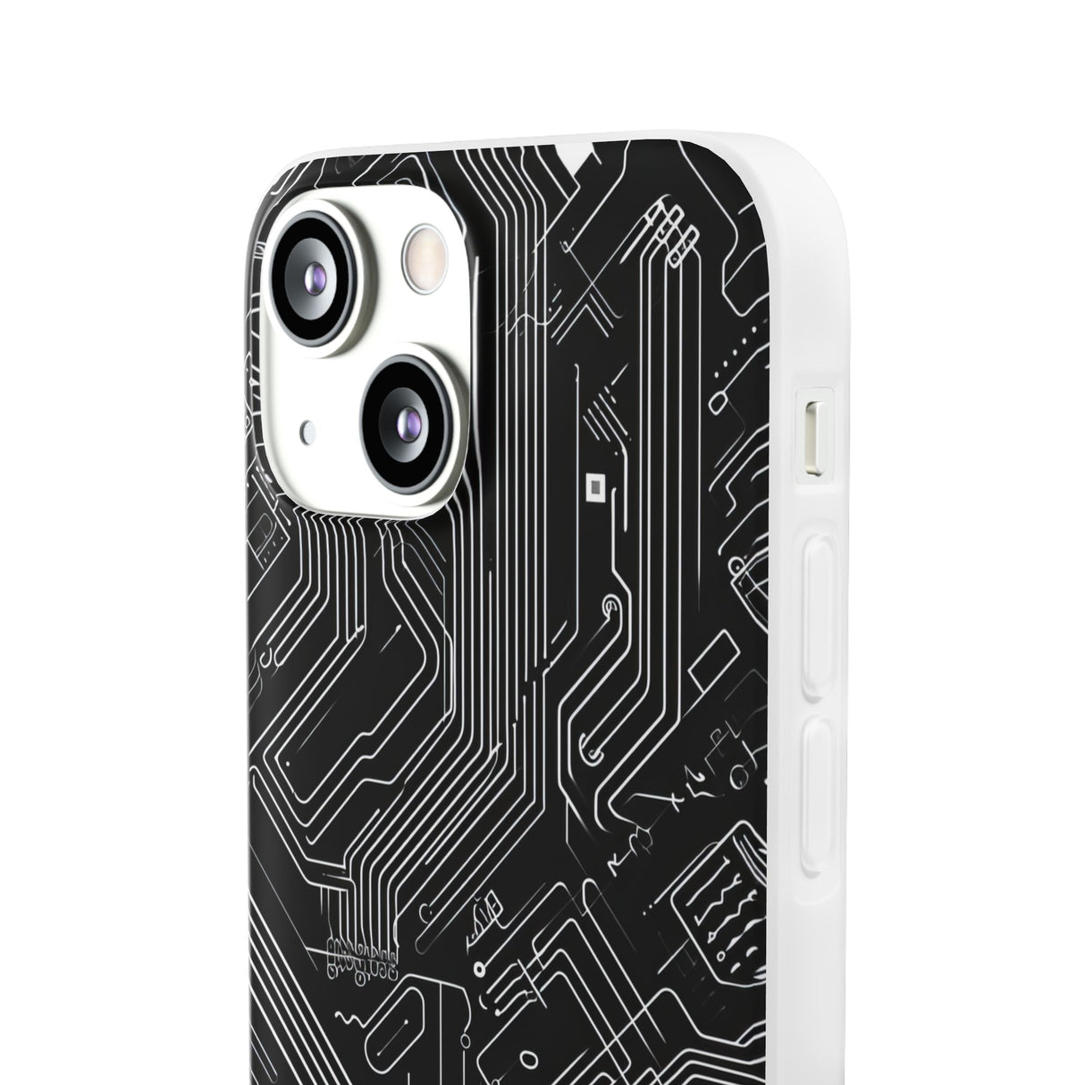 Cyber ​​Circuitry Art | Flexible Handyhülle für iPhone