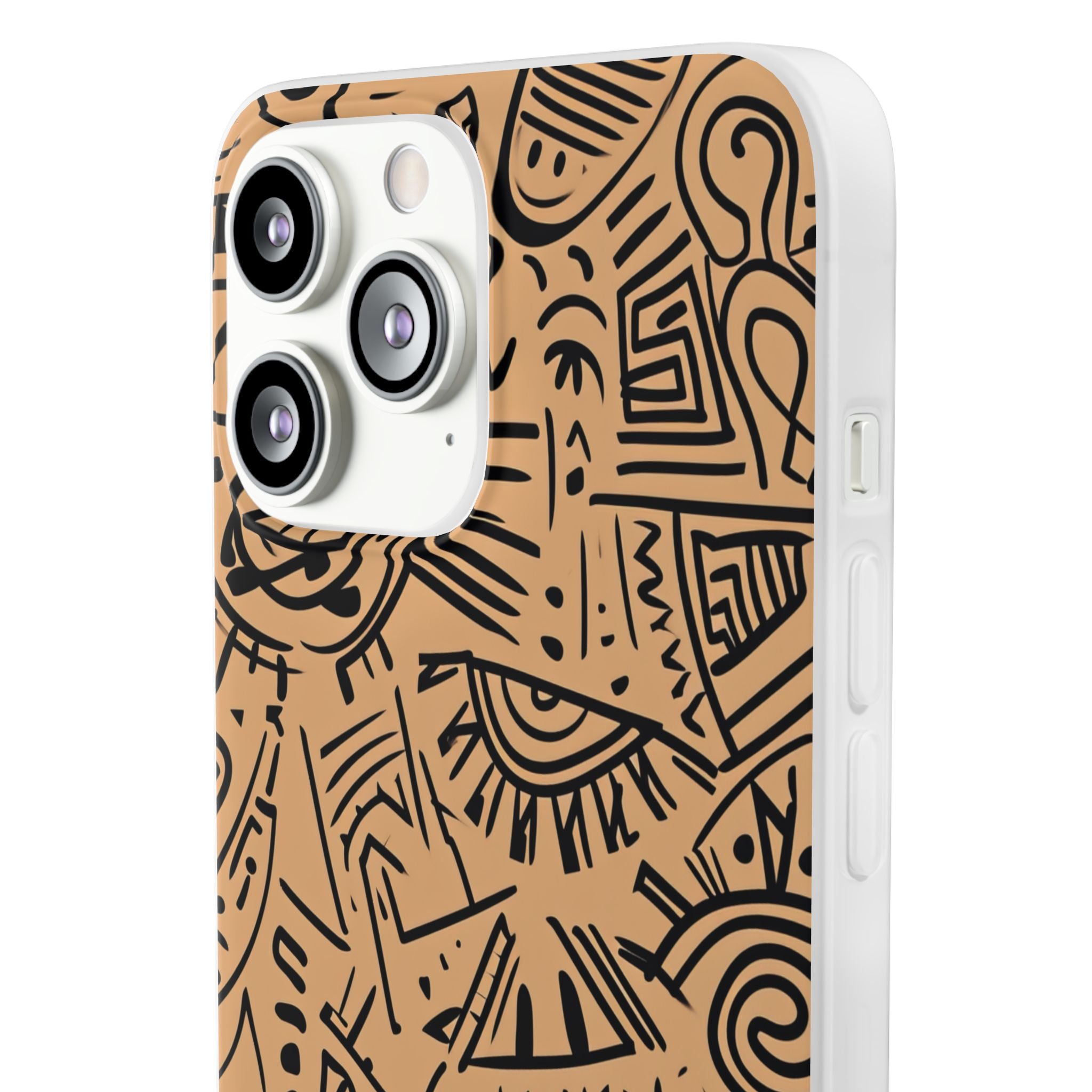 Mystic Tribal Geometry | Flexible Phone Case for iPhone