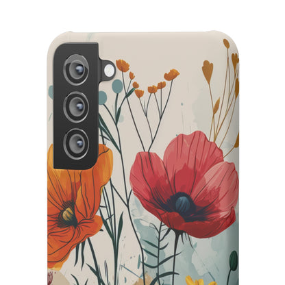 Blooming Whimsy | Slim Phone Case for Samsung