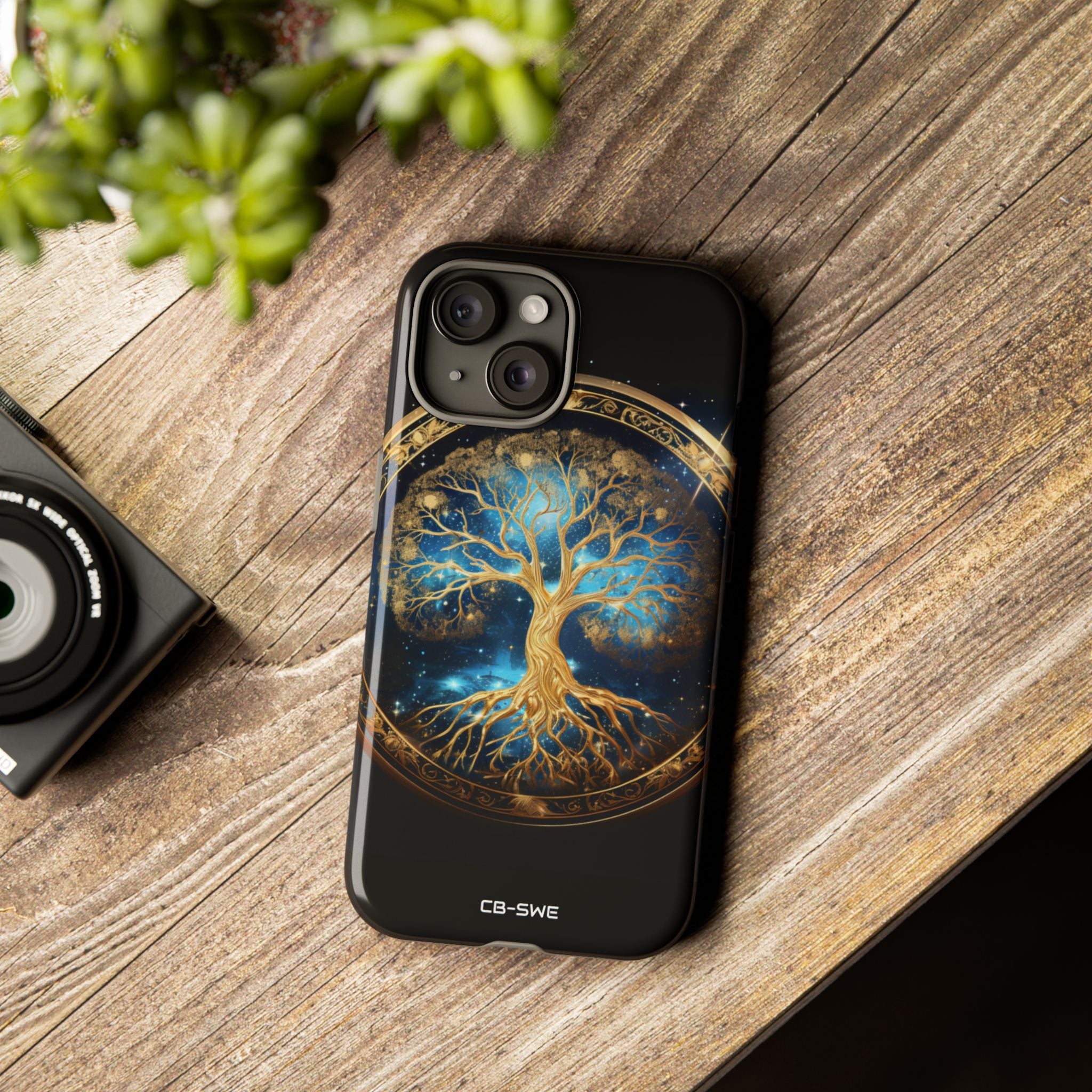 Cosmic Tree Radiance - iPhone Case