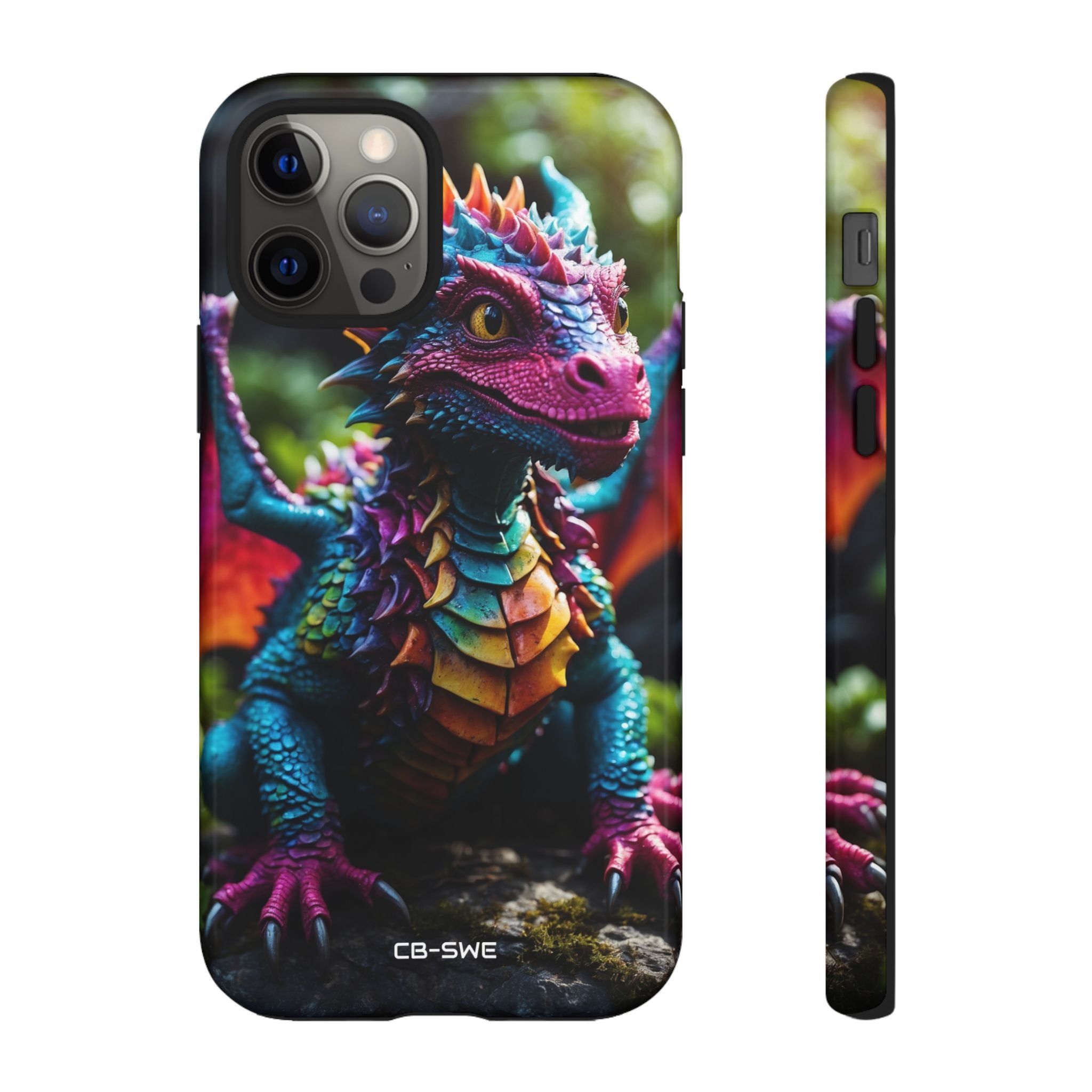 Friendly Dragon Smiles - iPhone Case