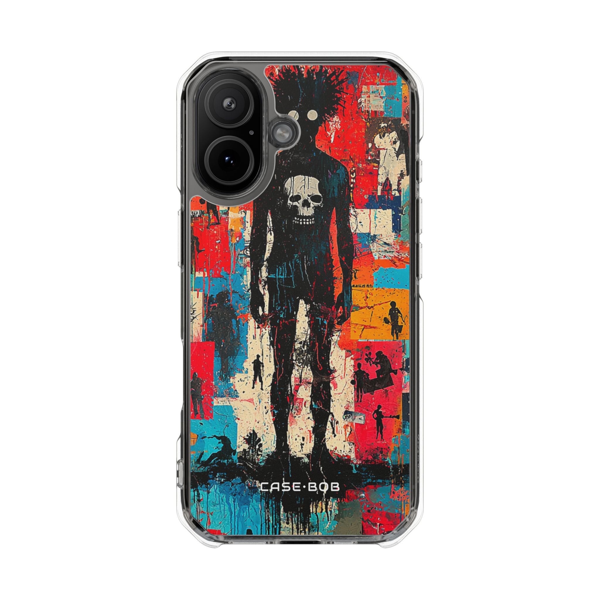 Spiky Skull Silhouette iPhone 17 Case - Impact
