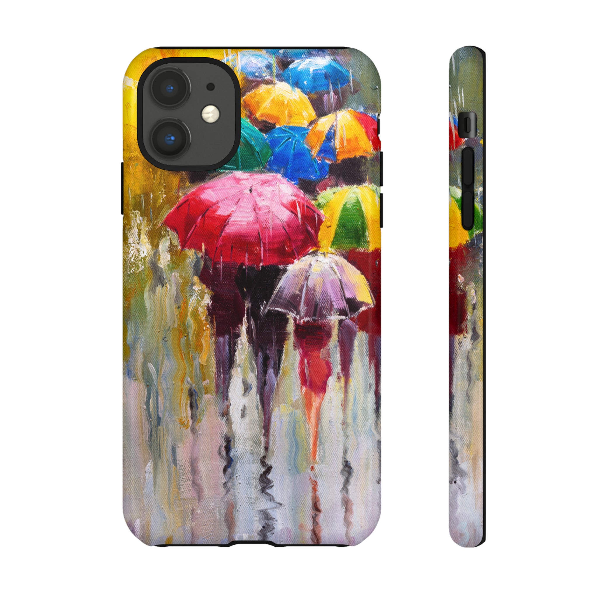 Oil Painting - Rainy Day - Protective Phone Case