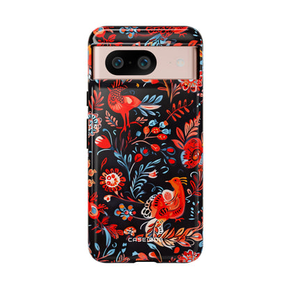 Vivid Birdscape Google Pixel 8 Case - Tough