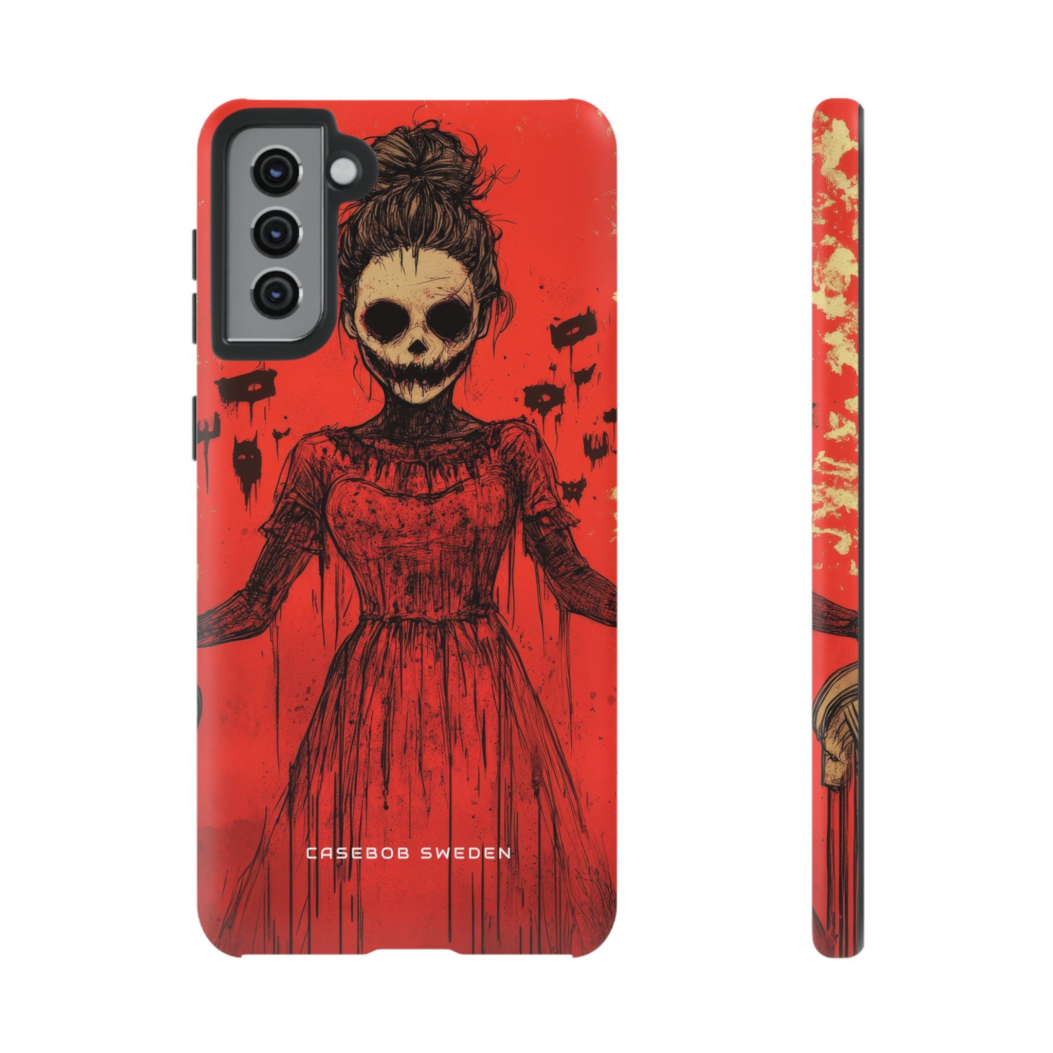 Haunting Scarlet Descent  Samsung S21 - Tough Phone Case