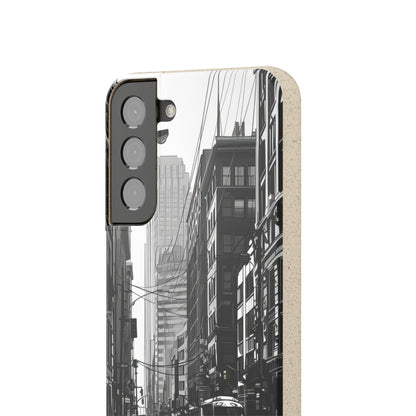 Noir Urban Serenity | Biodegradable Phone Case