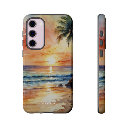 Sunset Palm Samsung S23 Plus Case - Tough