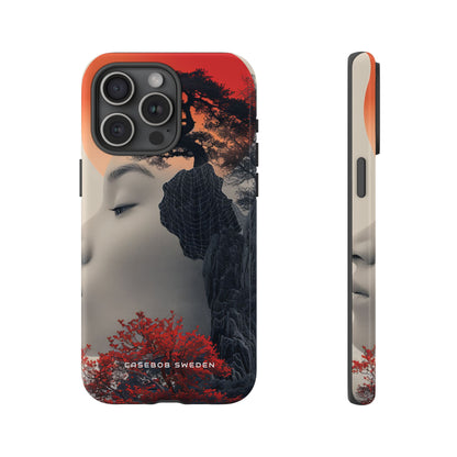 Surreal Zen Harmony iPhone 15 - Tough Phone Case