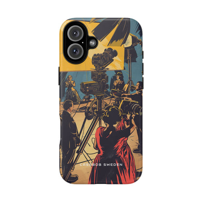 Golden Era Cinematic Spotlight iPhone 16 - Tough Phone Case