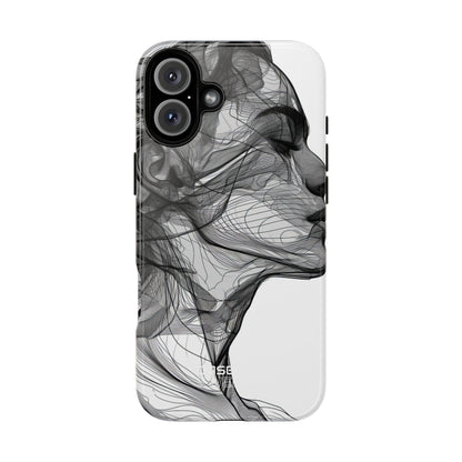 Windswept Woman Lines iPhone 16 - Robust