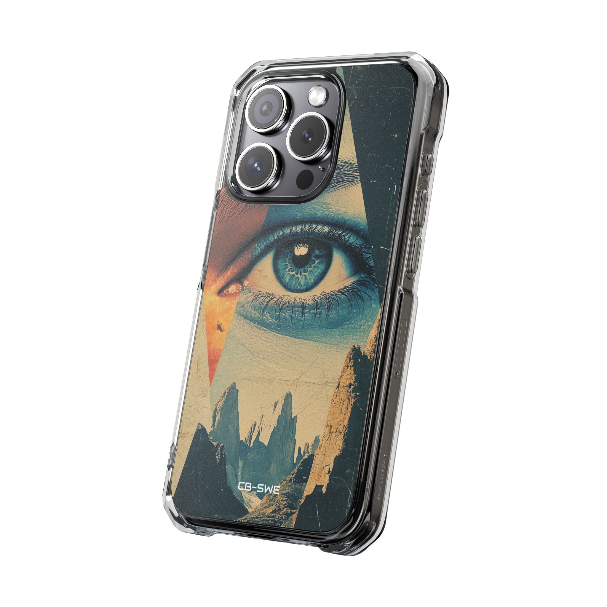 Eye Meets Mountains iPhone Case - Impact