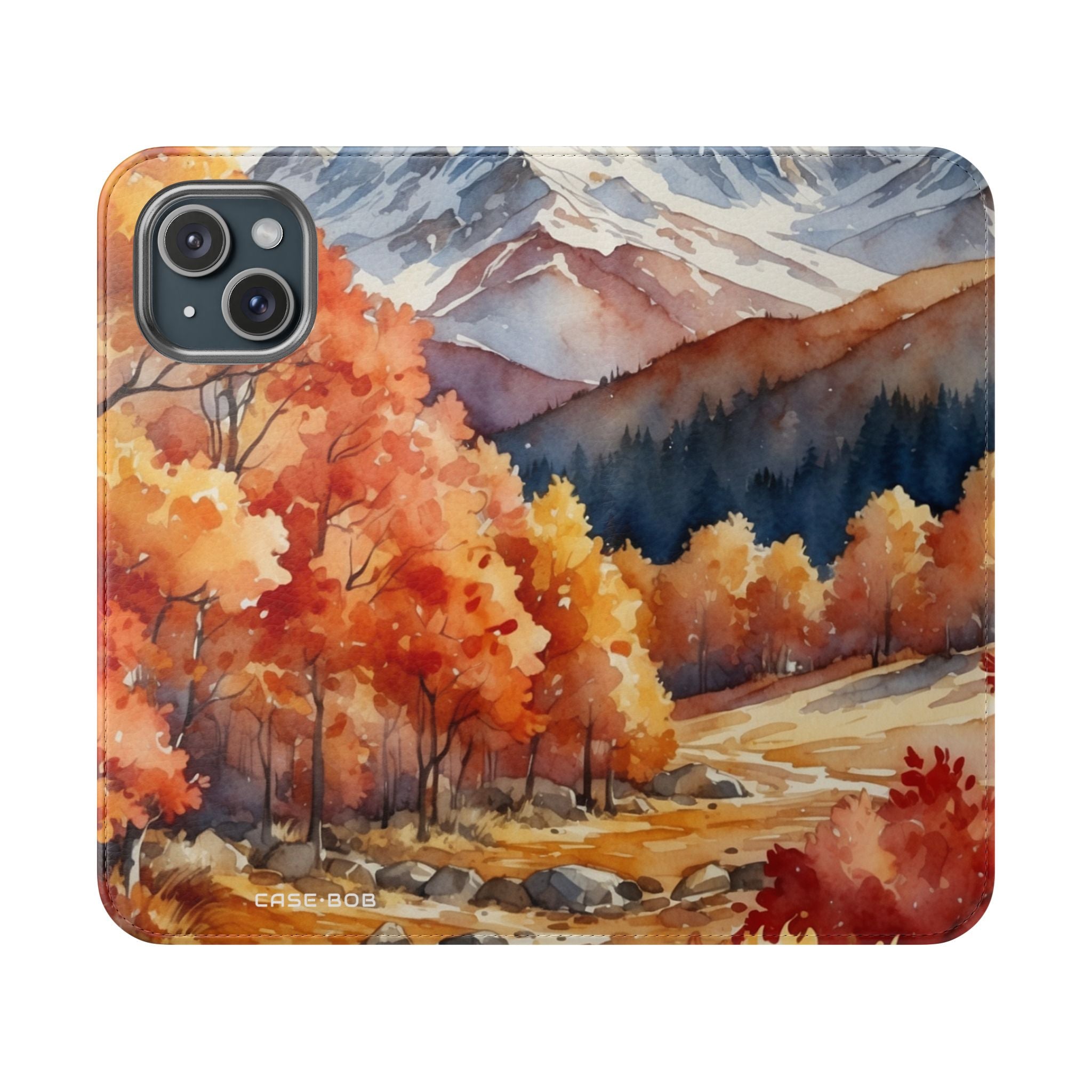 Autumn Mountain - iPhone 15 Case - Wallet