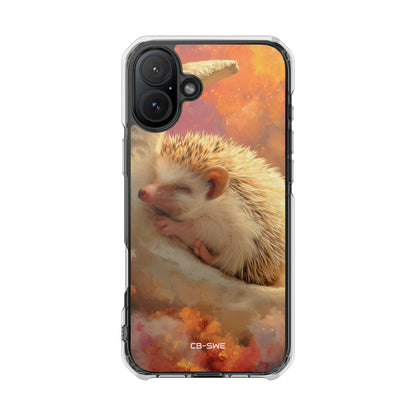 Hedgehog Rests Dreaming iPhone Case - Impact