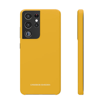 Amber Yellow - Slim Samsung S21 Phone Case