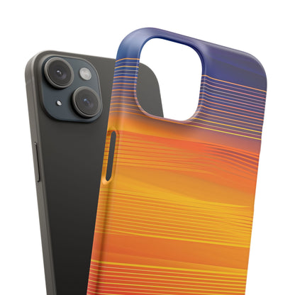 Gradient Sunset Flow iPhone 15 - Slim Phone Case