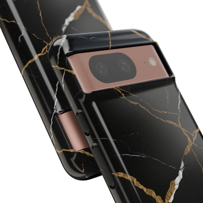 Golden Veins Emerge - Google Pixel Case