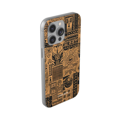 Tribal Faces iPhone 14 Pro Max Case - Soft