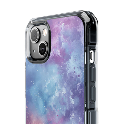 Cosmic Nebula Swirls - Clear Impact iPhone 14 Phone Case