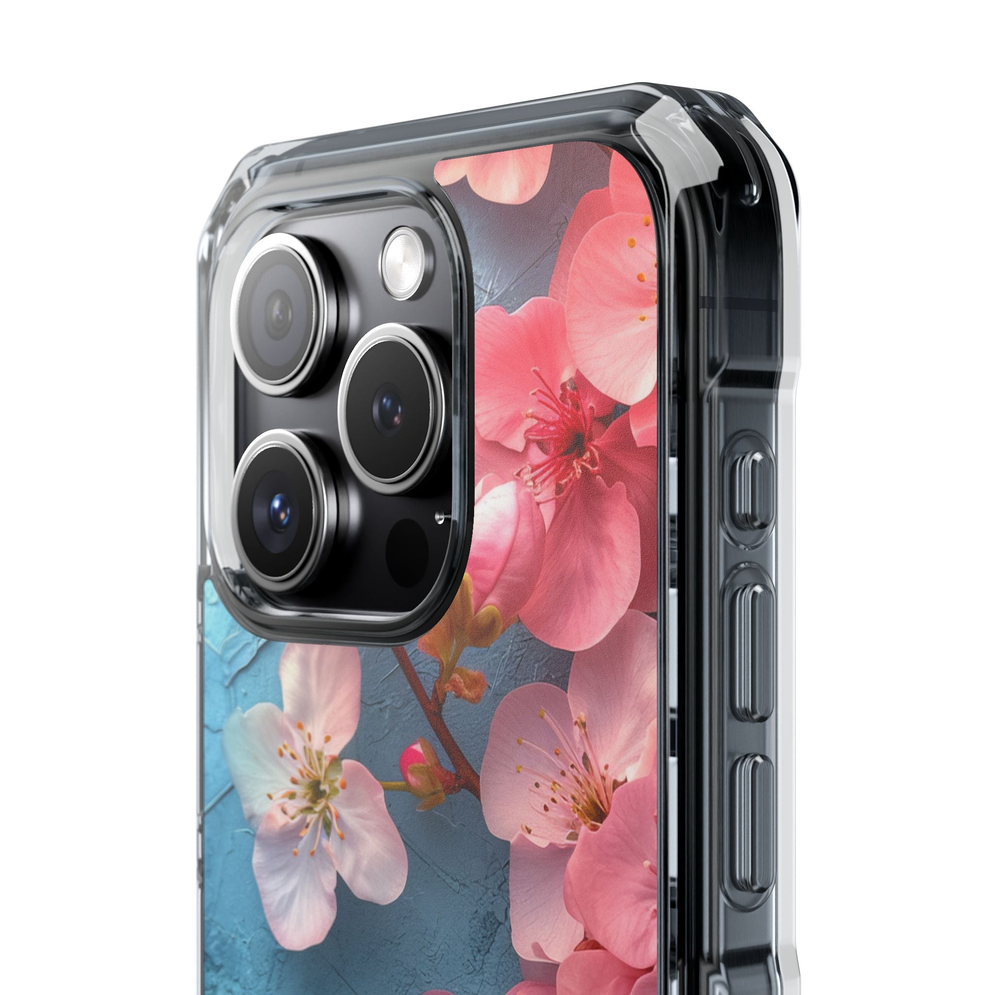 Blossom Serenity Case - Clear Impact iPhone 15 Phone Case