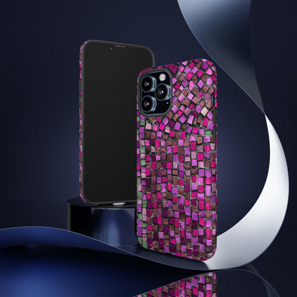 Purple Mosaic - Protective Phone Case