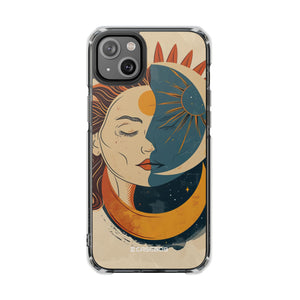 Celestial Harmony - Phone Case for iPhone (Clear Impact - Magnetic)