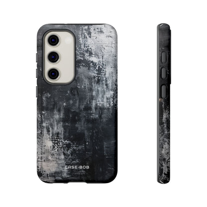 Textured Blackscape Samsung S23 Case - Tough