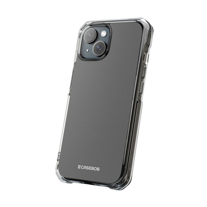 Granite Gray - Clear Impact Case for iPhone