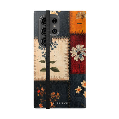 Patchwork Blooms - Samsung S23 Ultra Case - Wallet