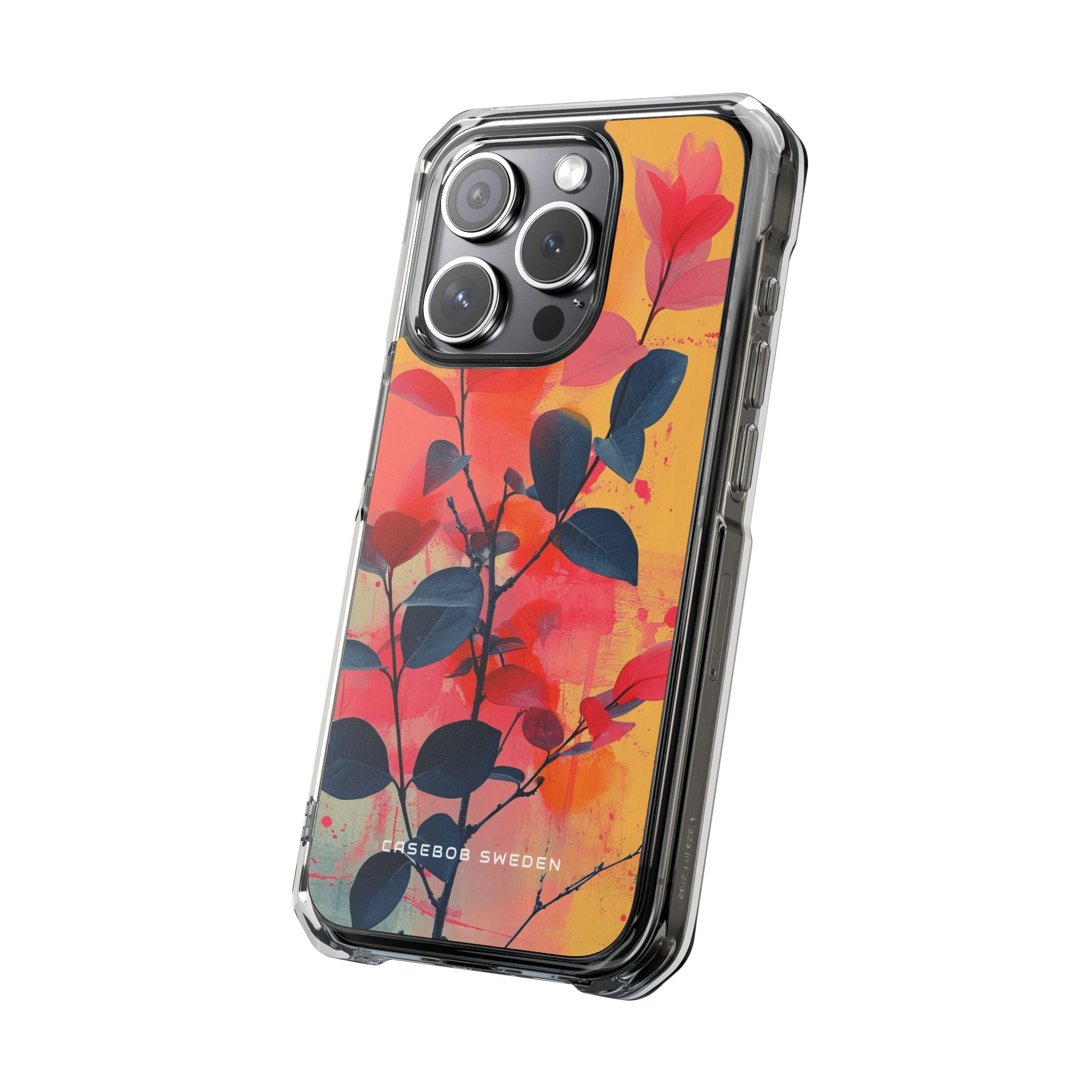 Vivid Floral Harmony iPhone 15 - Clear Impact Phone Case