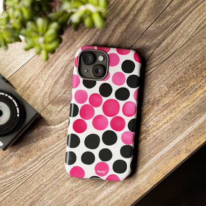 Pulsing Circles Illusion - iPhone Case
