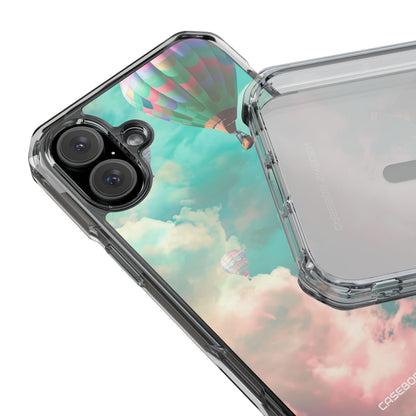 Pastel Balloon Adventure - Clear Impact iPhone 16 Phone Case