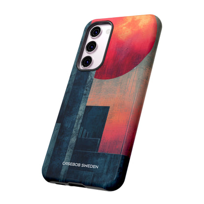 Abstract Geometric Skyline - Tough Samsung S23 Phone Case