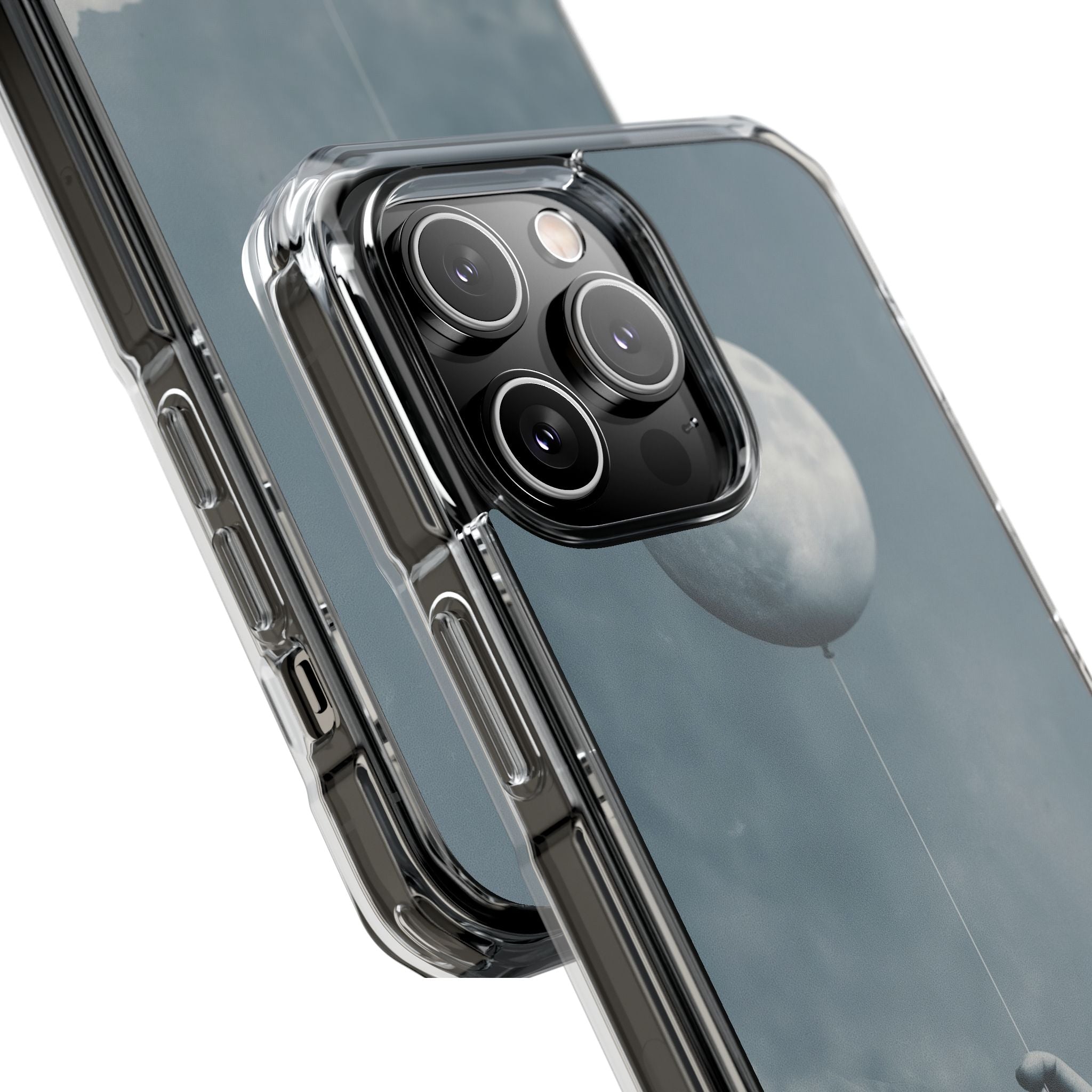 Moon Cradled Softly iPhone Case - Impact