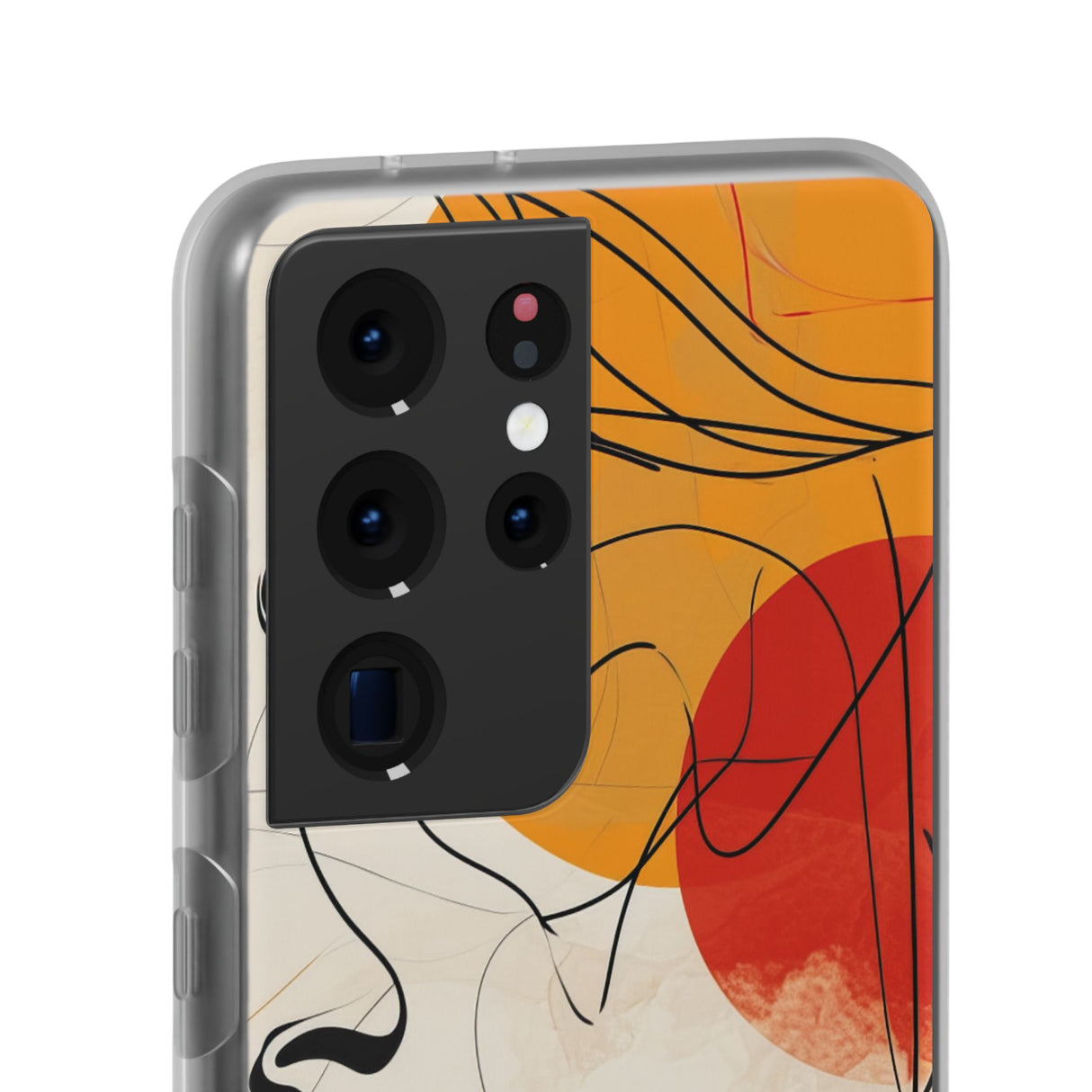 Contemplative Warmth | Flexible Phone Case for Samsung Galaxy