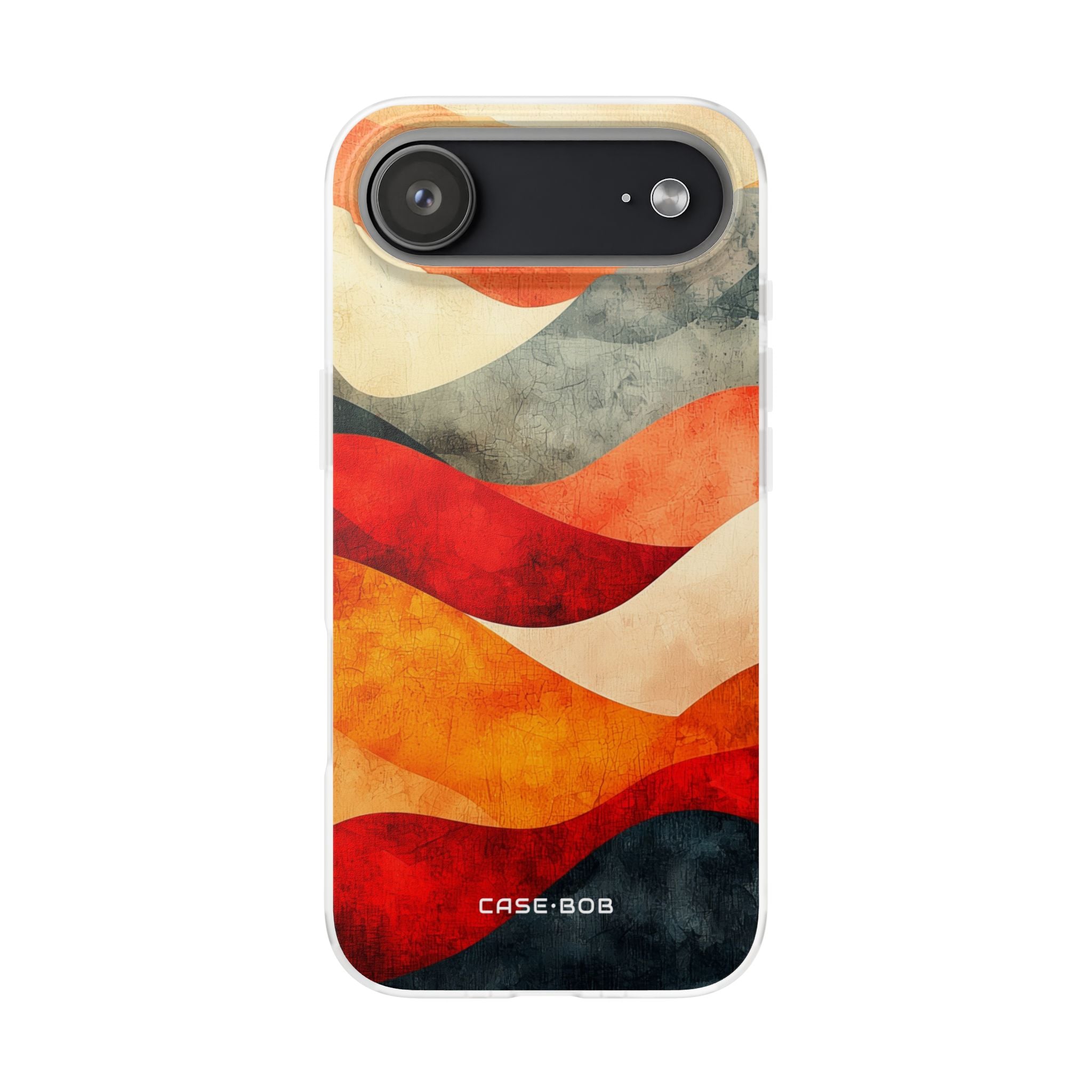 Cracked Wave Sunset iPhone 17 Air Case - Soft